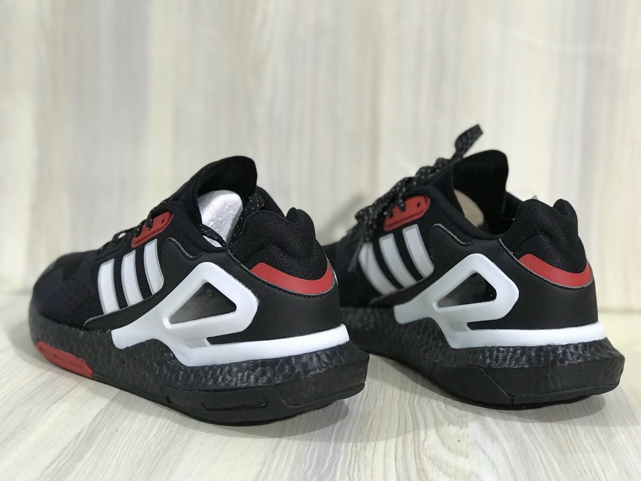 Giày Replica Adidas Jogger - Black/Red