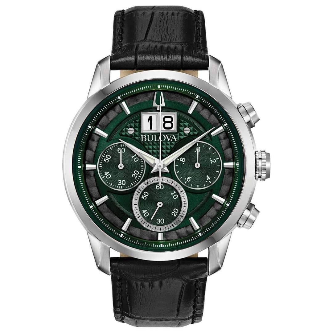Bulova Sutton Chronograph Green Watch